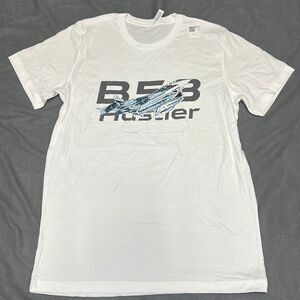 B58 Hustler Men’s White Short Sleeve Crew Neck T-Shirt Size Large